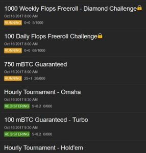 tournois de poker en btc